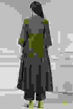 Green Printed Anarkali Suit Set image number 4