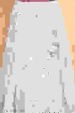 White Viscose Embroidered Kalidar Lehenga Set image number 5