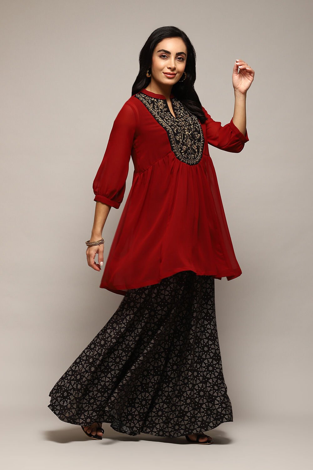 Biba flared suit top