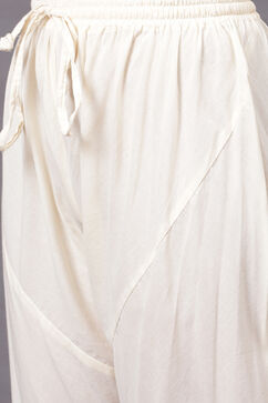 Rohit Bal Off White Cotton Silk Straight Printed Suit Set image number 3