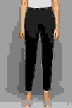 Black Cotton Blend Solid Jeggings image number 5