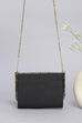 Black Polycotton Ethnic Motif Printed Sling bag image number 5