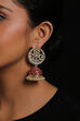 Blue Kundan Jhumkas image number 1