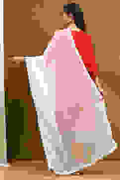 Off White Polyester Dupatta image number 3