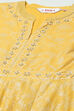Yellow Cotton Anarkali Dress image number 1