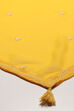 Yellow Polyester Straight Suit Set image number 3