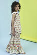 Off White Cotton Sharara Suit Set image number 5