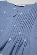 Sky Blue Cotton Straight Yarndyed 3 Piece Set image number 5