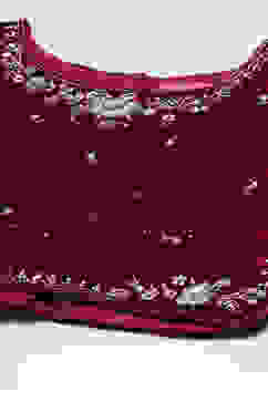 Maroon & Teal Viscose Straight Kurta Lehenga Suit Set image number 1