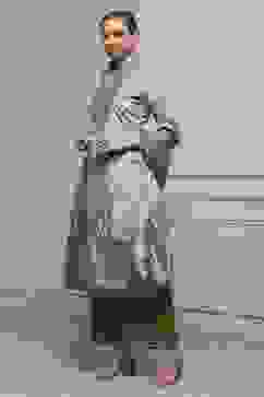 Green Poly Crepe Digital Print Unstitched Suit Set image number 4