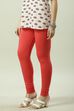 Camel Cotton Blend Solid Churidar image number 2