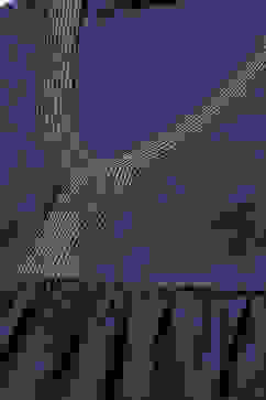 Navy Flared Art Silk Fusion Wear 2 Piece Set image number 1