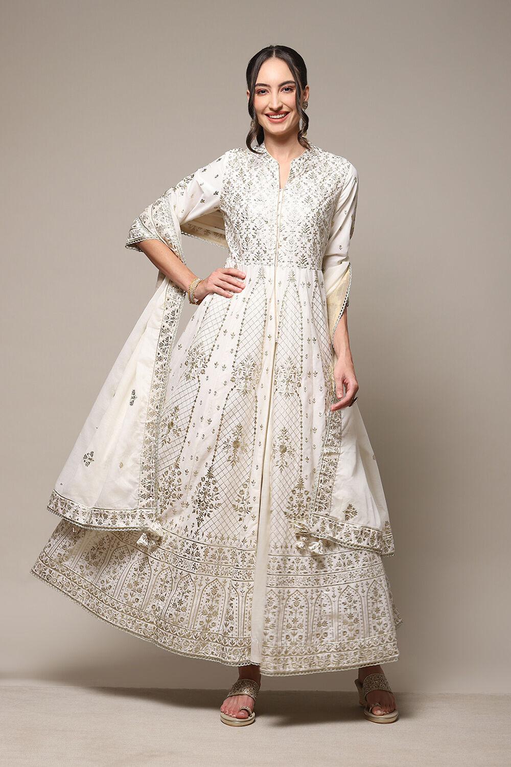 Anarkali suit cheap with sharara