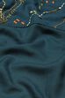 Bottle Green Viscose Rayon Embroidered Yoke Kurta image number 2
