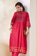 Black Cotton Straight Kurta Pants Set image number 7