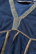 Blue Art Silk Kalidar Kurta Churidar Suit Set image number 1