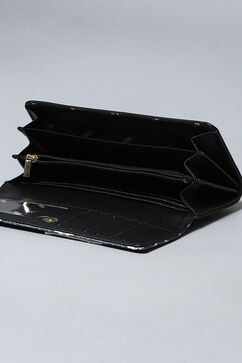 Black Pu Leather Wallet image number 4