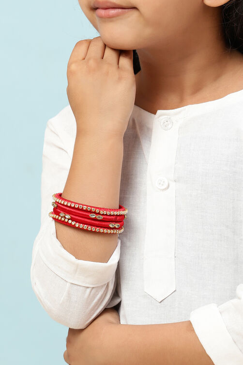 Red Kids Bangles image number 3