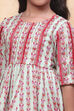 Aqua-Coral Cotton Sharara Suit Set image number 1