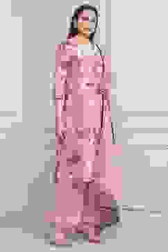 Pink Cotton Straight Suit Set image number 5