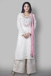 Pink Kora Gold Glitter Easy Stitch Suit Set image number 0