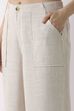 Natural Viscose Blend Loose Pants image number 1