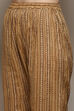 Coffee Brown Cotton Machine Embroidered Unstitched Suit Set image number 3