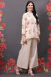 Rohit Bal Off White Viscose Co-ord Set image number 3