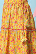 Yellow Cotton Short Top Lehenga Set image number 2