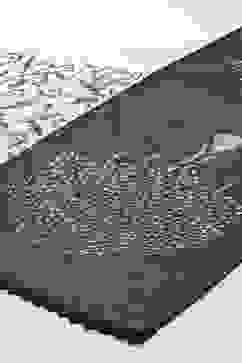 White Blue Cotton Asymmetric Suit Set image number 3