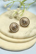 Metallic Gold Alloy Studs image number 0