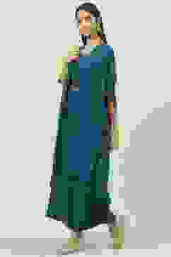 Teal LIVA Straight 2 Piece Set image number 3