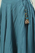 Off White Flared Kurta Skirt Kurta Skirt Suit Set image number 3