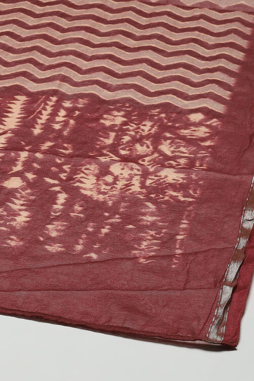 Indigo Cotton Blend Kalidar Printed Kurta Palazzo Suit Set image number 6