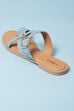 Blue Pu Ring Toe Sandals image number 4