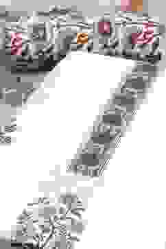 Grey Cotton Hand Block Print Unstitched Suit Set image number 1