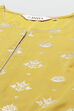 Old Rose Art Silk Straight Printed Kurta image number 1