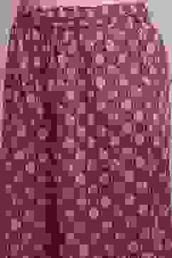 Red Cotton Printed Straight Suit Set image number 2