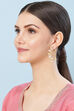 Gold Pearl Hoops image number 3