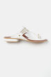 White Casual Ring Toed Flats image number 2