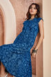 Indigo Rayon Straight Kurta
