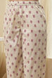 Red Cotton Printed Gathered Suit Set image number 2
