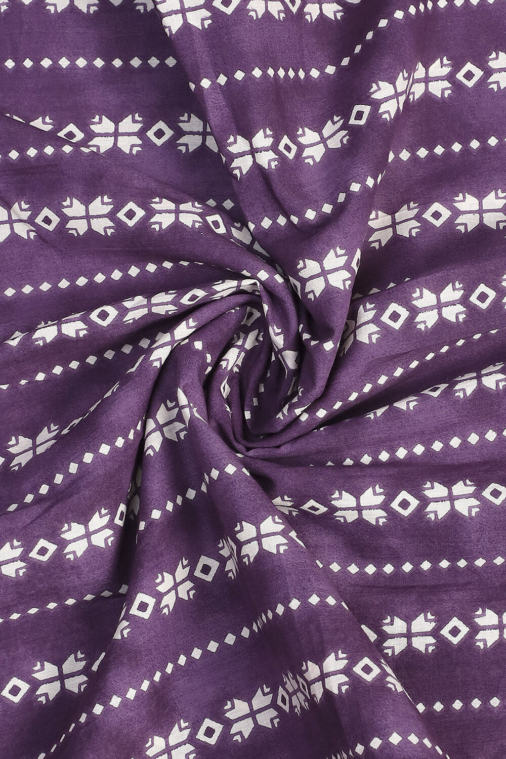 Indigo Cotton Unstitched Suit Set image number 1