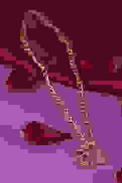 Gold Brass Necklace image number 0