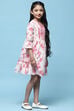 Pink Cotton Tired Dress image number 4