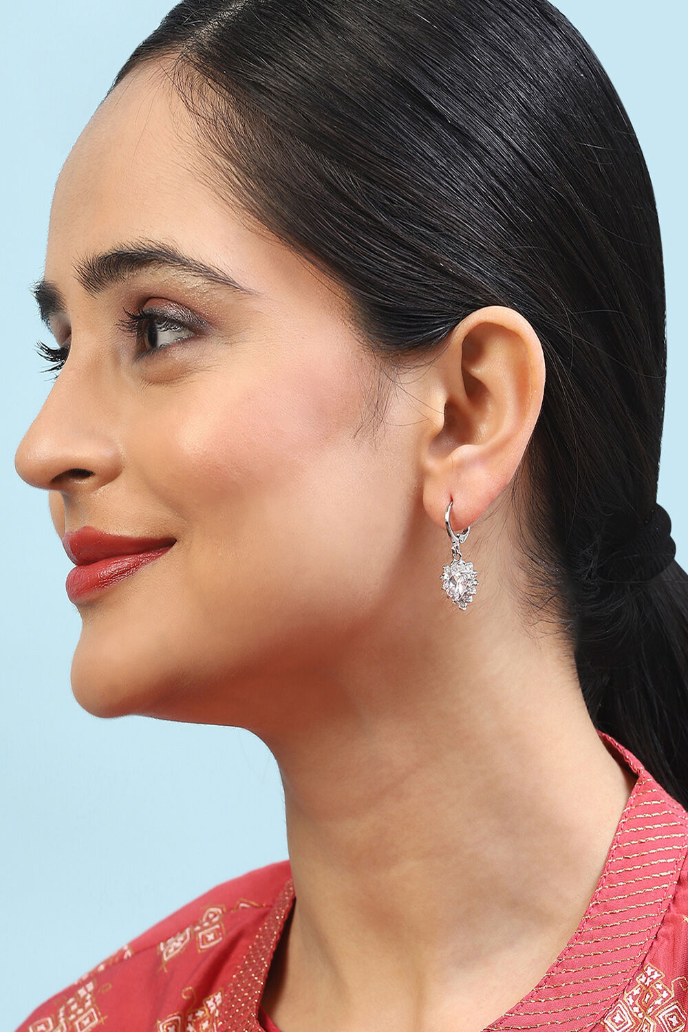 White Brass Earrings image number 3