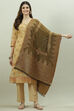 Ochre Acrylic Yarndyed Dupatta image number 2