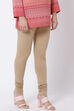Fuschia Cotton Blend Solid Churidar image number 1