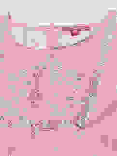 Pink Polyester Flared Printed Suit Set image number 1