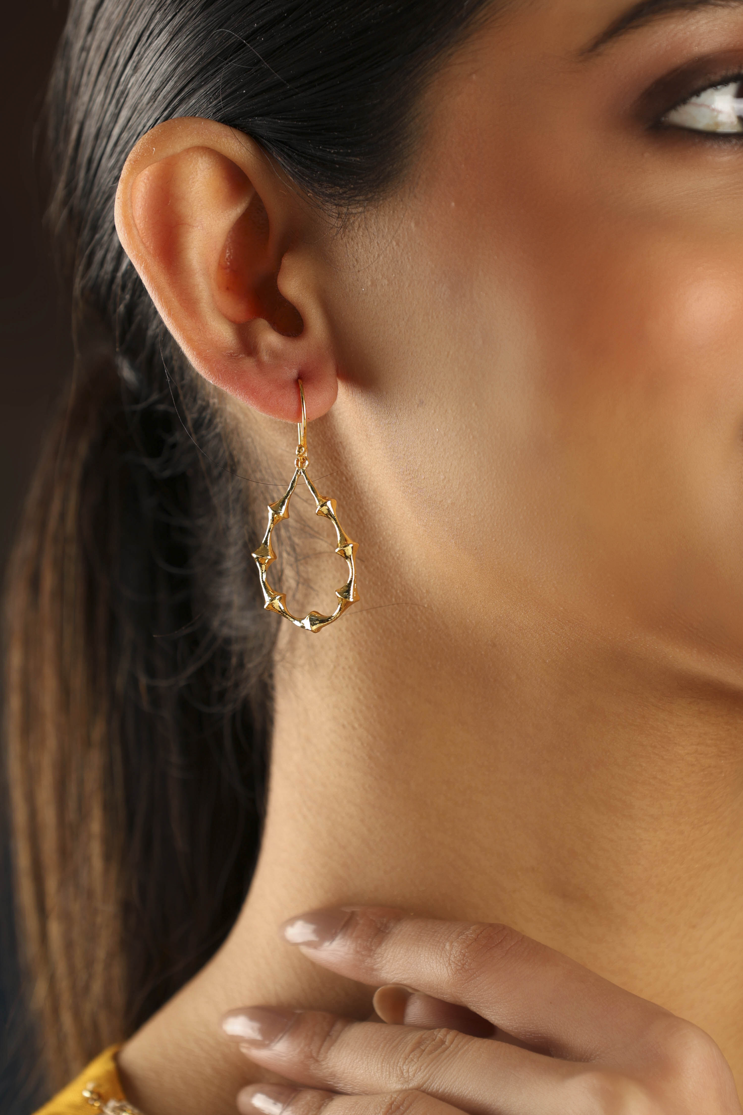 Gold Brass Drop & Danglers image number 1